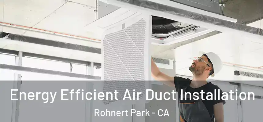  Energy Efficient Air Duct Installation Rohnert Park - CA